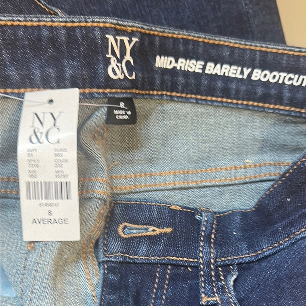 Mid-Rise Bootcut NY&C jeans